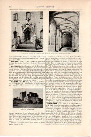 LAMINA V46575: Castillo de Xaintreilles, Francia
