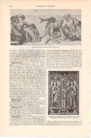 LAMINA V46561: Job y sus amigos por E. Wolfsfeld