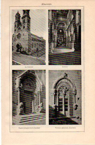 LAMINA V46523: Catedral de Altamura, Italia