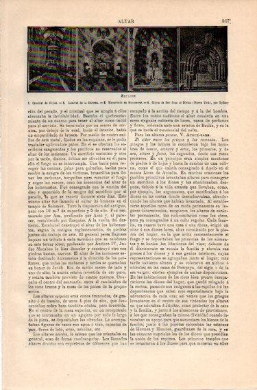 LAMINA V46522: Altares en Catedrales de Mejico y La Habana