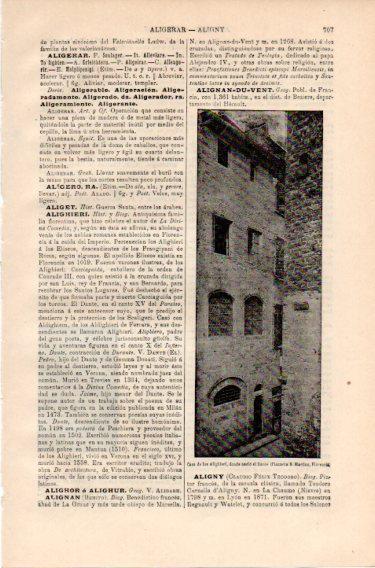 LAMINA V46486: Casa de los Alighieri donde nacio Dante