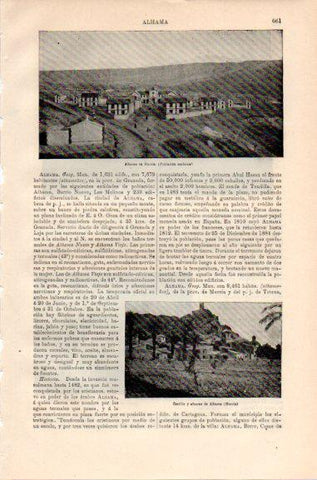 LAMINA V46470: Vista de Alhama de Murcia poblacion moderna