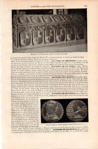 LAMINA V46465: Sarcofago del infante don Alfonso, Valladolid