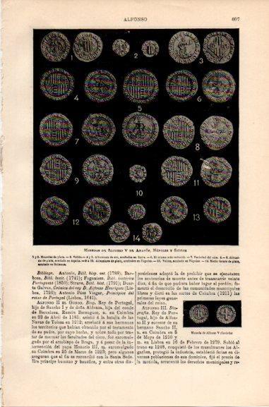 LAMINA V46463: Monedas de Alfonso V de Aragon, Napoles y Sicilia