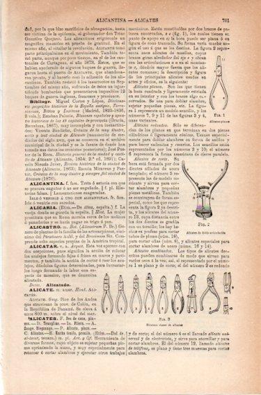 LAMINA V46487: Clases de alicates