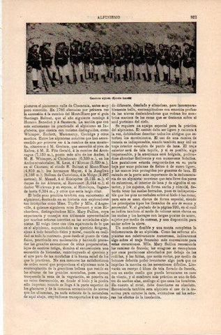 LAMINA V46509: Cazadores alpinos del ejercito de Francia