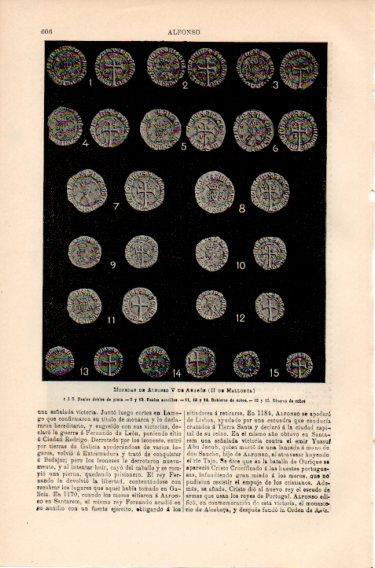 LAMINA V46508: Monedas de Alfonso V de Aragon
