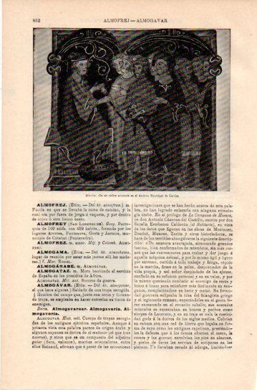 LAMINA V46499: Almofar de un codice