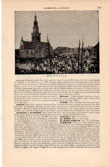LAMINA V46496: Mercado de quesos de Alkmaar, Paises Bajos