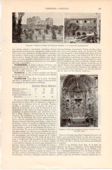 LAMINA V46590: Palacio del duque de Abrantes en Yaguas, Soria