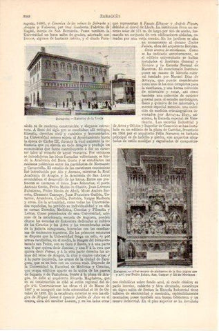 LAMINA V46673: La Lonja de Zaragoza