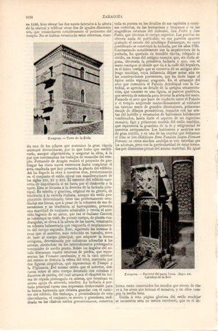 LAMINA V46669: Torre de la Zuda, Zaragoza