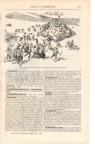 LAMINA V46720: Fuerte de Zutphen en 1591 grabado