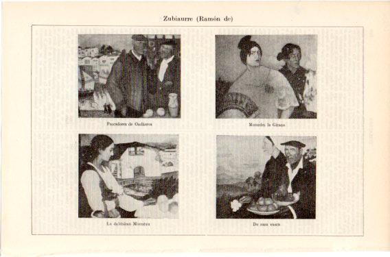 LAMINA V46702: Obras por Ramon de Zubiaurre