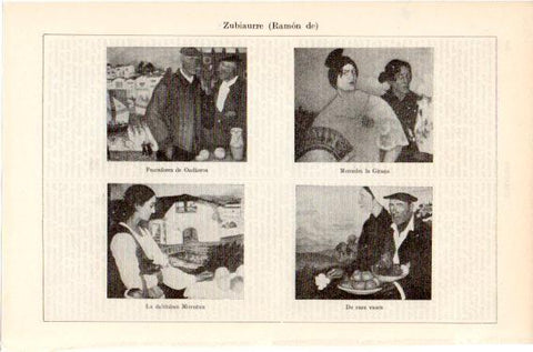 LAMINA V46702: Obras por Ramon de Zubiaurre