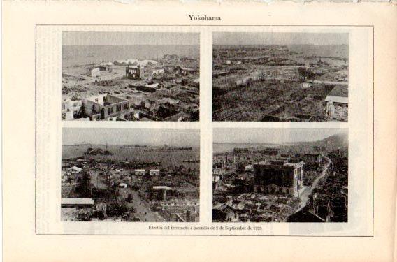 LAMINA V46618: Vistas de Yokohama en 1923