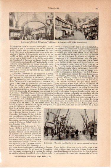 LAMINA V46616: Barrios de Yoshiwara y de los teatros en Yokohama