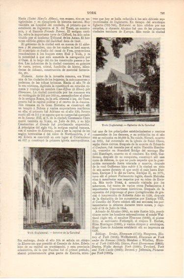 LAMINA V46615: Catedral de York, Inglaterra