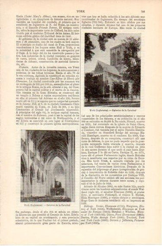 LAMINA V46615: Catedral de York, Inglaterra