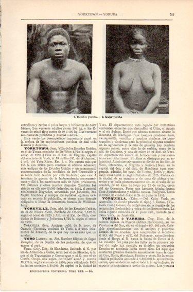LAMINA V46613: Hombre y mujer yoruba, Nigeria