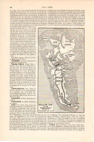 LAMINA V46604: Mapa de la Isla de Yap