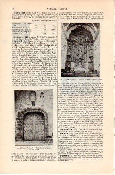 LAMINA V46600: Iglesia de San Juan en Los Yebenes, Toledo