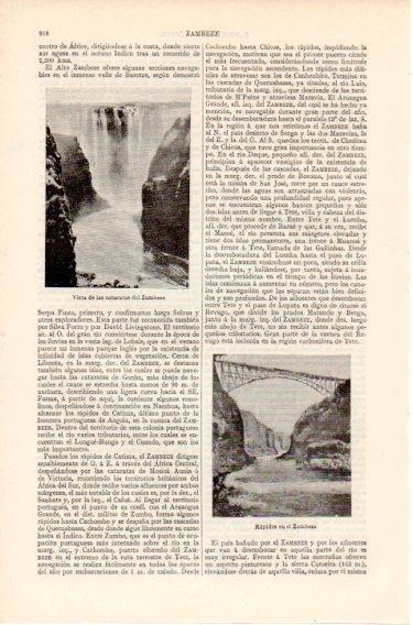 LAMINA V46648: Cataratas del Zambeze