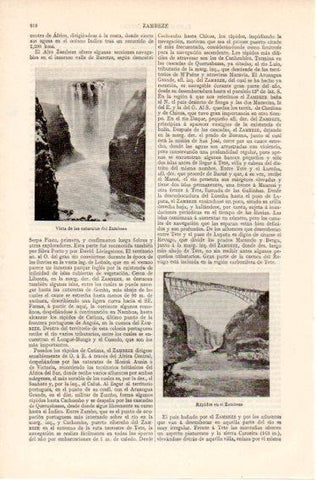 LAMINA V46648: Cataratas del Zambeze