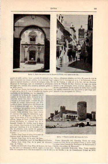 LAMINA V46639: Castillo del duque de Feria en Zafra