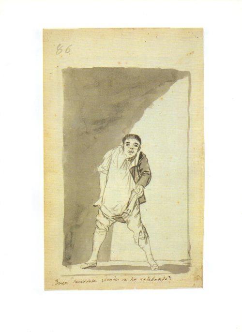 LAMINA V47203: Capricho 18 por Goya, dibujo