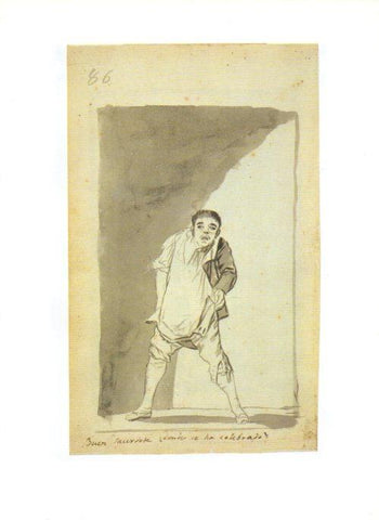 LAMINA V47203: Capricho 18 por Goya, dibujo