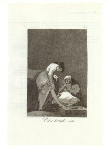 LAMINA V47202: Capricho 17 por Goya