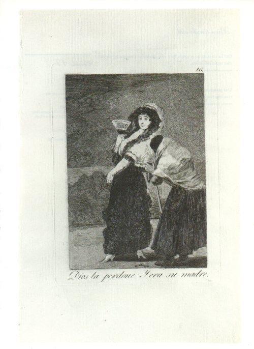 LAMINA V47201: Capricho 16 por Goya