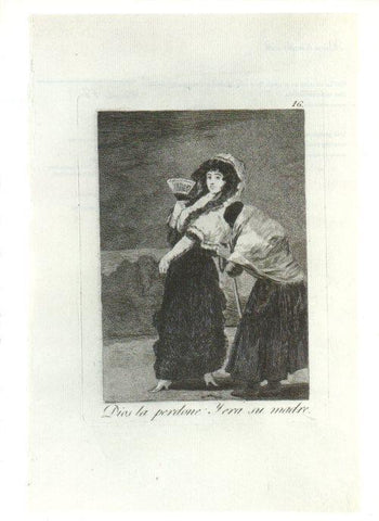 LAMINA V47201: Capricho 16 por Goya