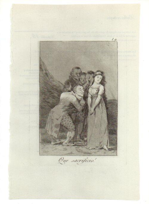 LAMINA V47196: Capricho 14 por Goya