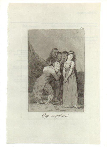LAMINA V47196: Capricho 14 por Goya