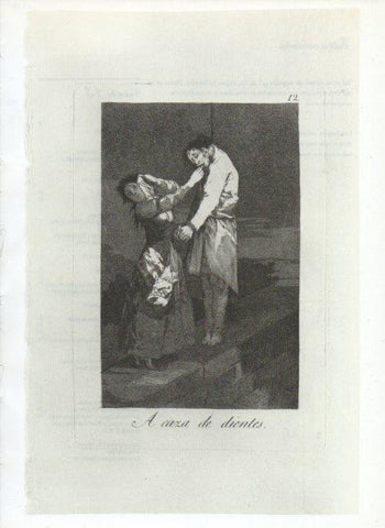 LAMINA V47191: Capricho 12 por Goya