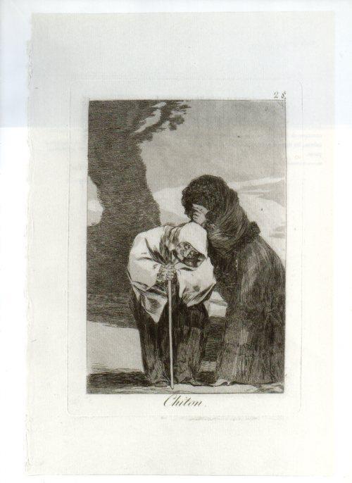 LAMINA V47220: Capricho 28 por Goya