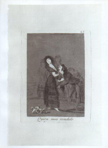 LAMINA V47219: Capricho 27 por Goya