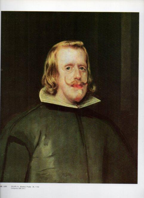 LAMINA V47165: Retrato Felipe IV por Velazquez