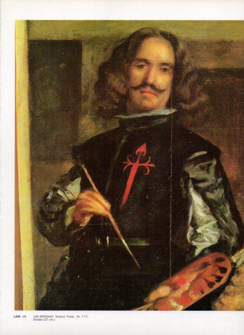 LAMINA V47162: Las Meninas detalle por Velazquez