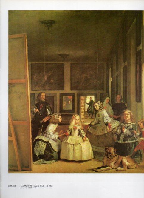 LAMINA V47161: Las Meninas por Velazquez