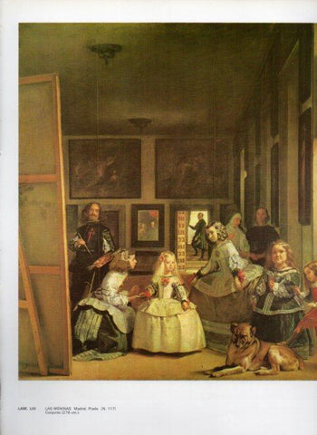 LAMINA V47161: Las Meninas por Velazquez