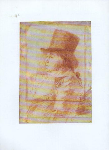 LAMINA V47167: Capricho 1 dibujo preparatorio por Goya