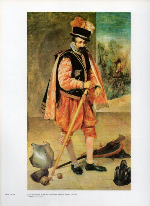 LAMINA V47157: El bufon Don Juan de Austria por Velazquez
