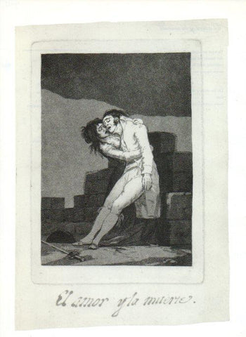 LAMINA V47185: Capricho 10 por Goya, prueba antes de la letra 