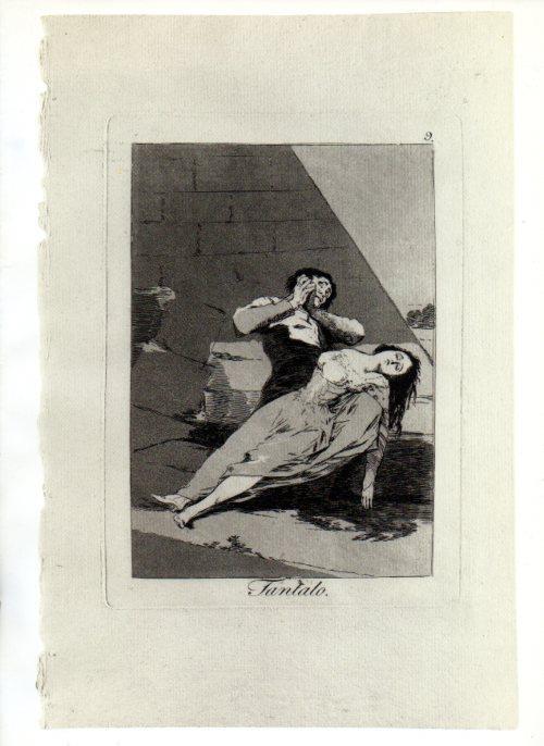 LAMINA V47184: Capricho 9 por Goya