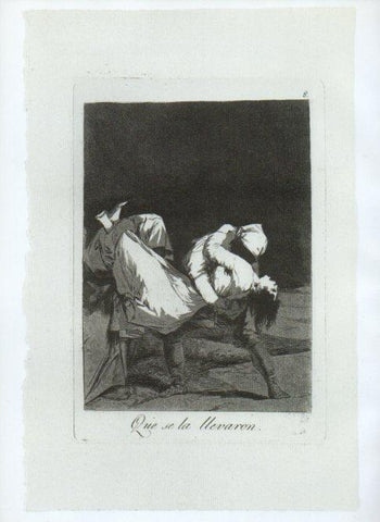 LAMINA V47182: Capricho 8 por Goya