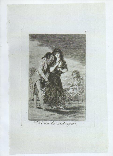 LAMINA V47180: Capricho 7 por Goya