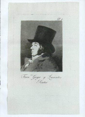 LAMINA V47169: Capricho 1 por Goya